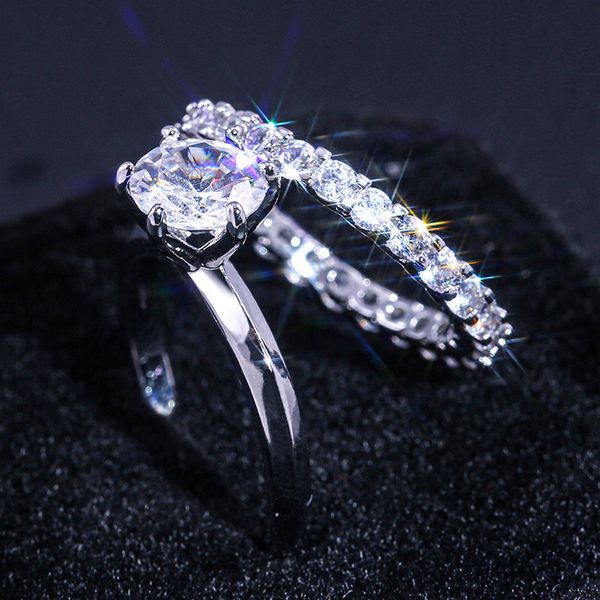wedding rings fashion brand sparkling zircon set for women 1 row full cz engagement party ring girls jewelry, Slivery;golden
wedding rings fashion brand sparkling zircon set for women 1 row full cz engagement party ring girls jewelry, Slivery;golden