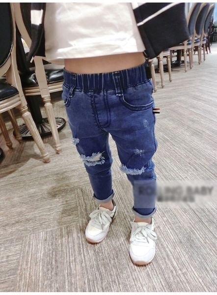 2019 spring new baby jeans children ripped middle waist jeans baby trousers kids slim denim long pants, Blue
2019 spring new baby jeans children ripped middle waist jeans baby trousers kids slim denim long pants, Blue