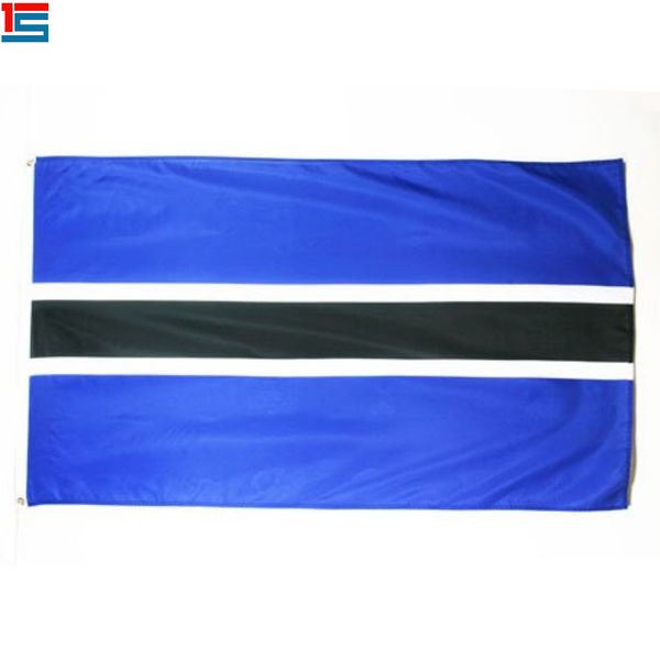 digital printing botswana flag 90 x 150 cm polyester national country flag banner with two grommets
digital printing botswana flag 90 x 150 cm polyester national country flag banner with two grommets