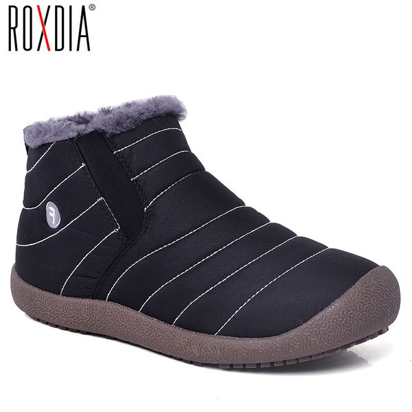 roxdia brand fashion light women men snow boots steel warm waterproof soft male winter shoes plus size 36-48 rxm131, Black
roxdia brand fashion light women men snow boots steel warm waterproof soft male winter shoes plus size 36-48 rxm131, Black