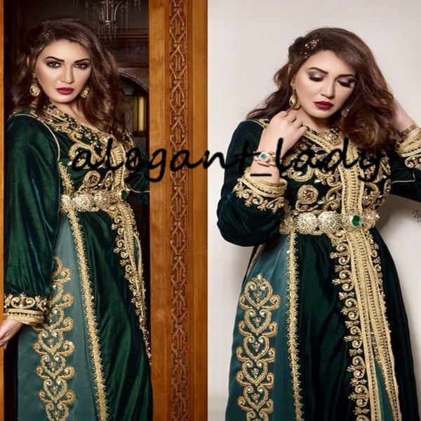 caftan robes marocaines paris prom gowns long sleeve dubai bruxelles marocain de luxe dark green velvet gold lace evening gown, Black;red
caftan robes marocaines paris prom gowns long sleeve dubai bruxelles marocain de luxe dark green velvet gold lace evening gown, Black;red