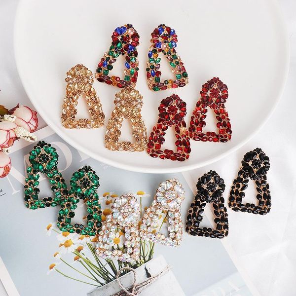 2020 new brand statement earrings jewelry women ethnic geometric earrings femme luxury crystal rhinestone, Silver
2020 new brand statement earrings jewelry women ethnic geometric earrings femme luxury crystal rhinestone, Silver