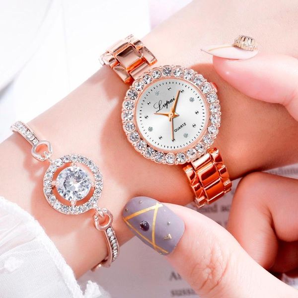 ladies watch fashion relogiio feminino small and delicate european beauty simple casual bracelet watch suit ladies, Slivery;brown
ladies watch fashion relogiio feminino small and delicate european beauty simple casual bracelet watch suit ladies, Slivery;brown