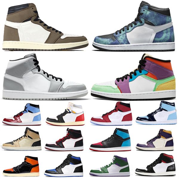 new arrival racer blue tie dye fearless 1 1s travis scotts basketball shoes court purple fossil spiderman chicago unc mens trainers sneakers, White;red
new arrival racer blue tie dye fearless 1 1s travis scotts basketball shoes court purple fossil spiderman chicago unc mens trainers sneakers, White;red