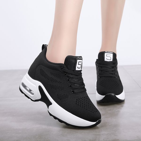 shose women 2019 breathable increased casual women's shoes sapato feminino cushion sneakers women fashion flats shoes, Black
shose women 2019 breathable increased casual women's shoes sapato feminino cushion sneakers women fashion flats shoes, Black