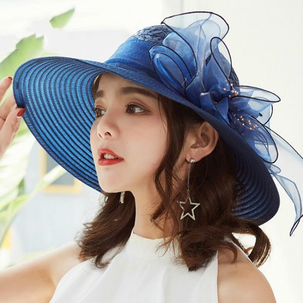 summer new linen straw hat satin color matching flowers rafi grass sun wild feminino chapeau femme chapeus de moda praia, Blue;gray
summer new linen straw hat satin color matching flowers rafi grass sun wild feminino chapeau femme chapeus de moda praia, Blue;gray