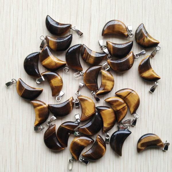 2019 fashion natural stone tiger eye crescent moon charms pendants for jewelry making wholesale 50pcs/lot free, Silver
2019 fashion natural stone tiger eye crescent moon charms pendants for jewelry making wholesale 50pcs/lot free, Silver