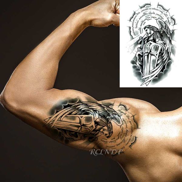 waterproof temporary tattoo sticker angel warrior sword shield fake tatto flash tatoo arm leg body art for women men
waterproof temporary tattoo sticker angel warrior sword shield fake tatto flash tatoo arm leg body art for women men