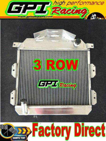 3row 62 mm fit austin healey 100-4 1953-1956 53 mt aluminum radiator