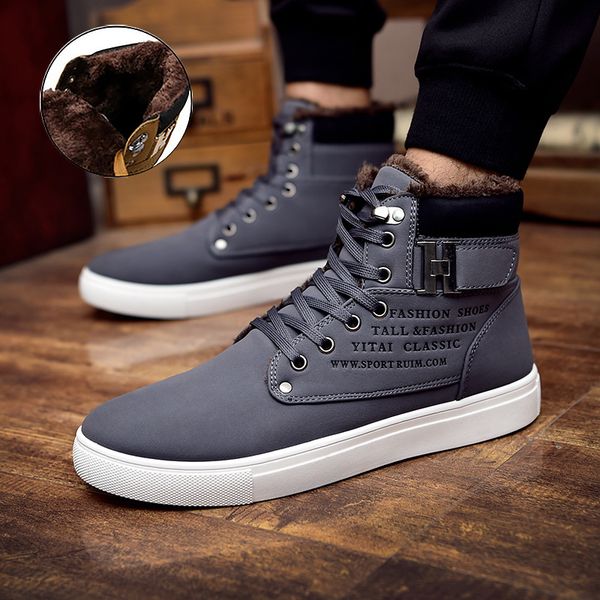 2019 men snow boots male botas fashion warm short plush plus size ankle boots casual autumn winter men shoes 39-47, Black
2019 men snow boots male botas fashion warm short plush plus size ankle boots casual autumn winter men shoes 39-47, Black