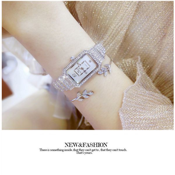 fashion new chain ladies quartz watch high-end custom chain watch rectangular full rhinestone, Slivery;brown
fashion new chain ladies quartz watch high-end custom chain watch rectangular full rhinestone, Slivery;brown