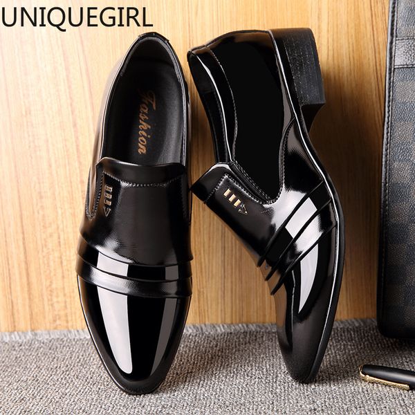 2020 spring new men's shoes pointed artificial pu british men's casual shoes business work, Black
2020 spring new men's shoes pointed artificial pu british men's casual shoes business work, Black