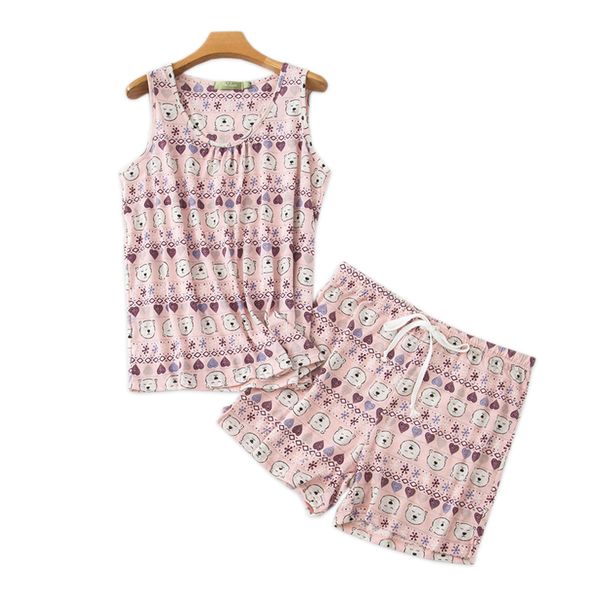 plus size cute bear short pajamas sets women sleeveless 100% cotton korean summer shorts sleepwear women pijamas underwaist, Black;red
plus size cute bear short pajamas sets women sleeveless 100% cotton korean summer shorts sleepwear women pijamas underwaist, Black;red