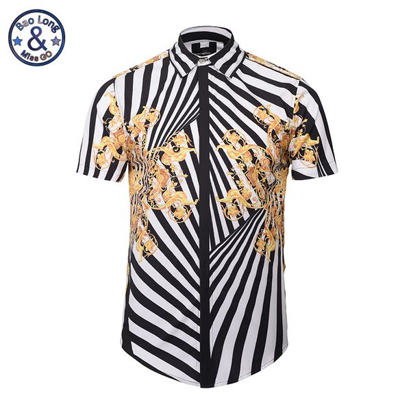 spring new 2019 mr gugu & mis go versa shirts 3d zebra stripes flowers print men novel short sleeve dress shirts, White;black
spring new 2019 mr gugu & mis go versa shirts 3d zebra stripes flowers print men novel short sleeve dress shirts, White;black
