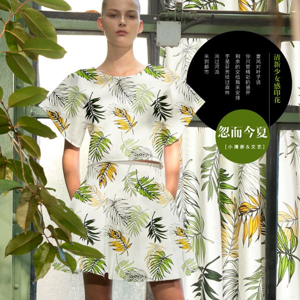 sp750 pure silk/ plam fronds /silk fabric mulberry silk 93% silk 7% spandex elastic/ width 1.29yd thickness 19mm/ unit: meter, Black;white
sp750 pure silk/ plam fronds /silk fabric mulberry silk 93% silk 7% spandex elastic/ width 1.29yd thickness 19mm/ unit: meter, Black;white
