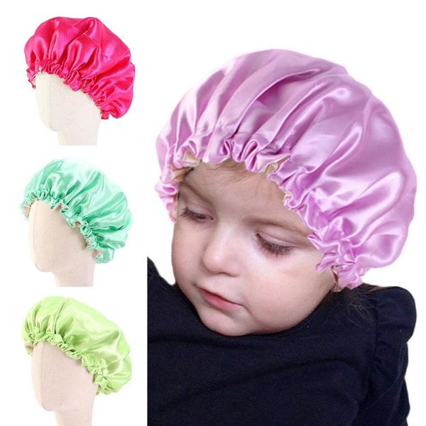 solid color kids adjustable reversible night sleep bonnet shower hair care cap, Yellow
solid color kids adjustable reversible night sleep bonnet shower hair care cap, Yellow