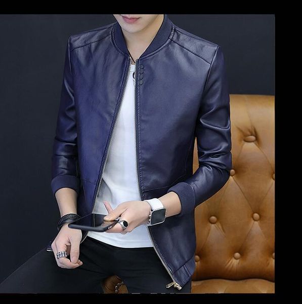 fashion-spring jacket men's leather men's fashion youth pu casual men's coat trend casual leather jacket men m-4xl, Black
fashion-spring jacket men's leather men's fashion youth pu casual men's coat trend casual leather jacket men m-4xl, Black