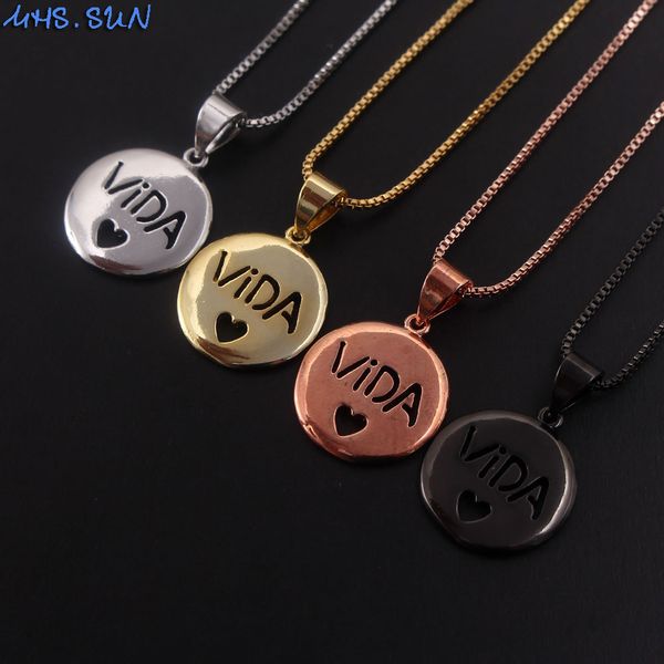 mhs.sun мода дизайн женщины очаровательная vida подвески ожерелье vintage цепи ожерелье для партии ювелирных изделий 4 цвет можно выбрать, Silver
mhs.sun мода дизайн женщины очаровательная vida подвески ожерелье vintage цепи ожерелье для партии ювелирных изделий 4 цвет можно выбрать, Silver