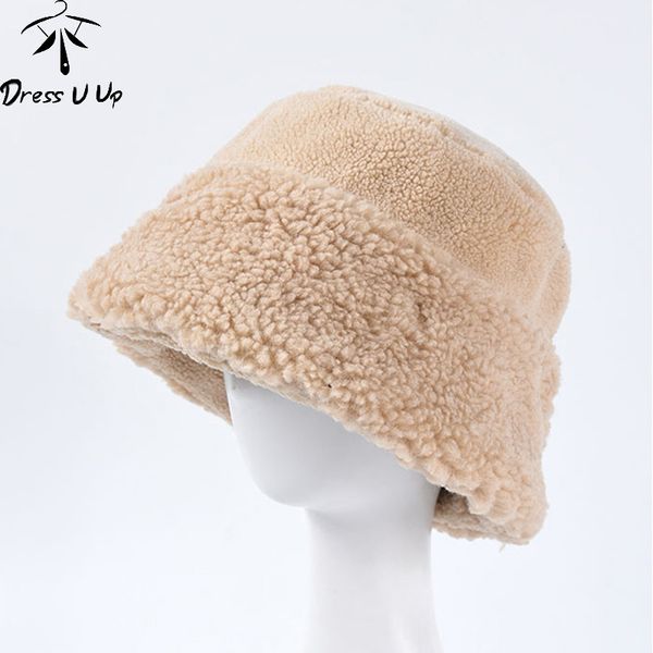 dressuup 2019 new autumn winter women thick warm lamb wool bucket hats bob fashion casual solid flat cap female girls panama
dressuup 2019 new autumn winter women thick warm lamb wool bucket hats bob fashion casual solid flat cap female girls panama