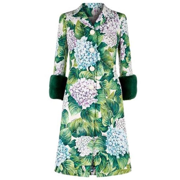 green leaves velvet sleeve women long coat button plant floral wool blend work office lady fashion 2019 trench coats female, Black
green leaves velvet sleeve women long coat button plant floral wool blend work office lady fashion 2019 trench coats female, Black