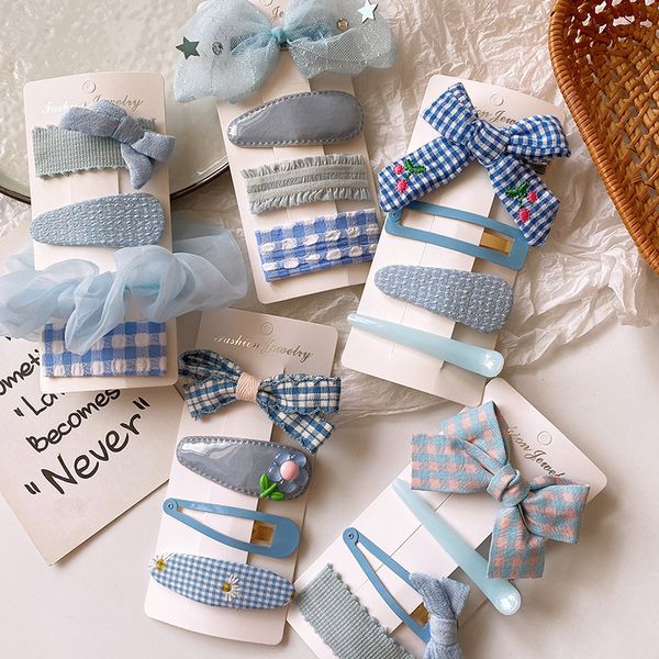 hair accessories 4 pcs beautiful blue series combination hairpins headwear sweet girl children cute simple fabric bb clip, Slivery;white
hair accessories 4 pcs beautiful blue series combination hairpins headwear sweet girl children cute simple fabric bb clip, Slivery;white