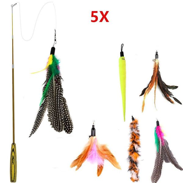 cat toys soft colorful cat feather bell rod toy for kitten funny playing interactive scratcher toy pet supplies 5pcs per set
cat toys soft colorful cat feather bell rod toy for kitten funny playing interactive scratcher toy pet supplies 5pcs per set