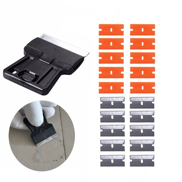ehdis mini razor scraper with 20pcs 1.5" blades car auto snow shovel squeegee vinyl film car wrap tint sticker old glue remover
ehdis mini razor scraper with 20pcs 1.5" blades car auto snow shovel squeegee vinyl film car wrap tint sticker old glue remover