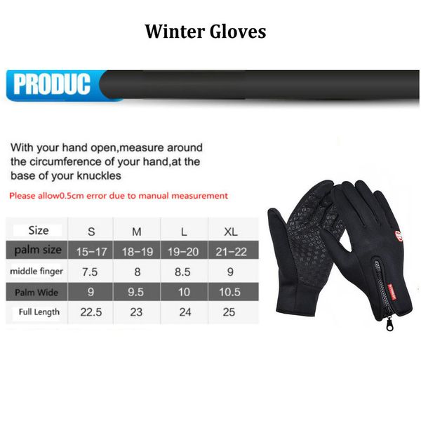 touchscreen autumn thermal warm cycling bicycle bike ski outdoor camping hiking motorcycle gloves sports full finger, Black
touchscreen autumn thermal warm cycling bicycle bike ski outdoor camping hiking motorcycle gloves sports full finger, Black