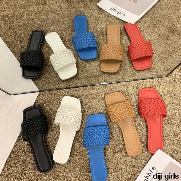 2020 slippers square toe weave pu leather women sandal open toe flat casual slides summer outdoor beach female flip flops, Black
2020 slippers square toe weave pu leather women sandal open toe flat casual slides summer outdoor beach female flip flops, Black
