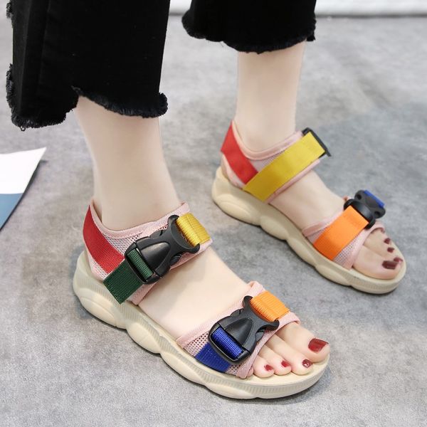 2020 summer vacation beach sandales women open toe platform sandals rome shoes woman low-heeled sport sandals ladies shoes, Black
2020 summer vacation beach sandales women open toe platform sandals rome shoes woman low-heeled sport sandals ladies shoes, Black