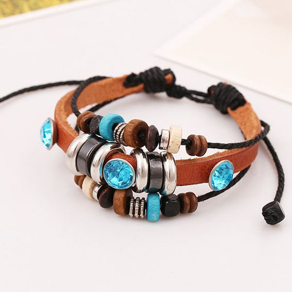 national style jewelry fashion vintage handmade beaded woven bracelet women men personality accessories adjustable, Golden;silver
national style jewelry fashion vintage handmade beaded woven bracelet women men personality accessories adjustable, Golden;silver