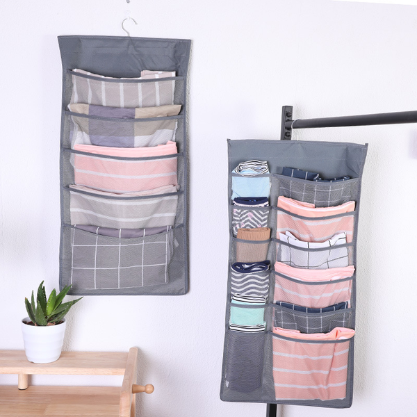 new wardrobe large pockets hanging organizer storage bag holder for underwear bra socks tie household storage organizing bag
new wardrobe large pockets hanging organizer storage bag holder for underwear bra socks tie household storage organizing bag