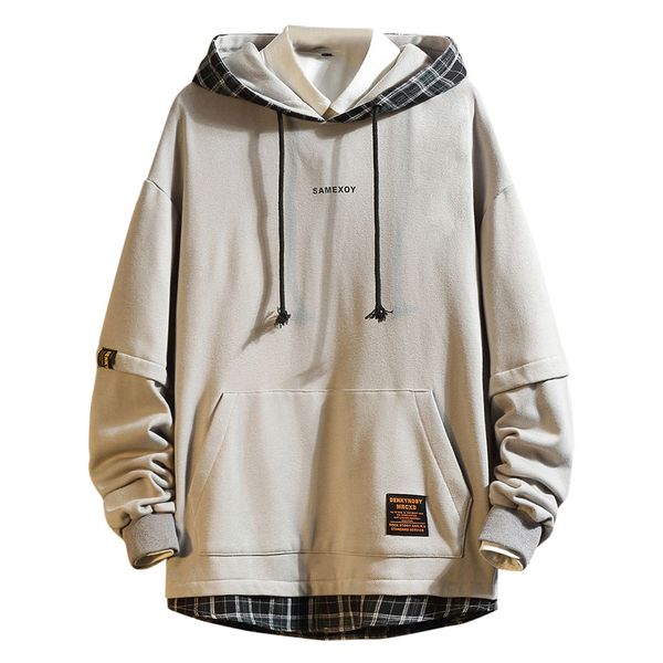 harajuku men hoodies sweatshirt casual fashion plaid patchwork hoodie long sleeves sweatershirt casual sudaderas para mujer, Black
harajuku men hoodies sweatshirt casual fashion plaid patchwork hoodie long sleeves sweatershirt casual sudaderas para mujer, Black