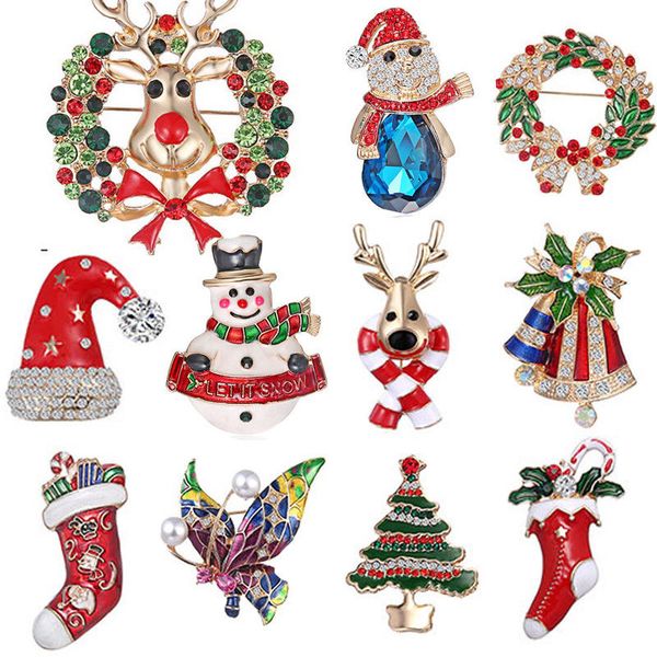 christmas cute enamel brooch snowman pins and brooches crystal gold santa brooches rhinestone christmas party bouquet brooch pin, Gray
christmas cute enamel brooch snowman pins and brooches crystal gold santa brooches rhinestone christmas party bouquet brooch pin, Gray