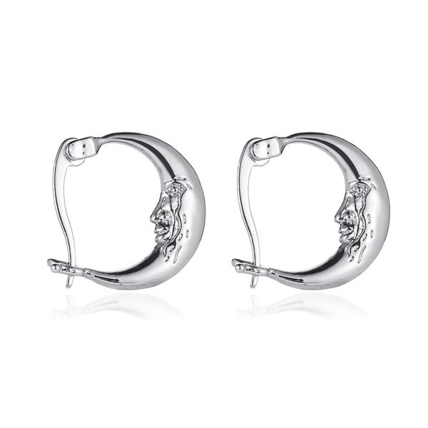 new simple moon hoop earring bohemian crescent moon hoop earrings face abstract style lady earring jewelry lady gift, Golden;silver
new simple moon hoop earring bohemian crescent moon hoop earrings face abstract style lady earring jewelry lady gift, Golden;silver