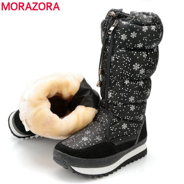 morazora new arrival 2019 warm snow boots ladies suede leather mid calf boots waterproof plush female shoes women winter boots, Black
morazora new arrival 2019 warm snow boots ladies suede leather mid calf boots waterproof plush female shoes women winter boots, Black