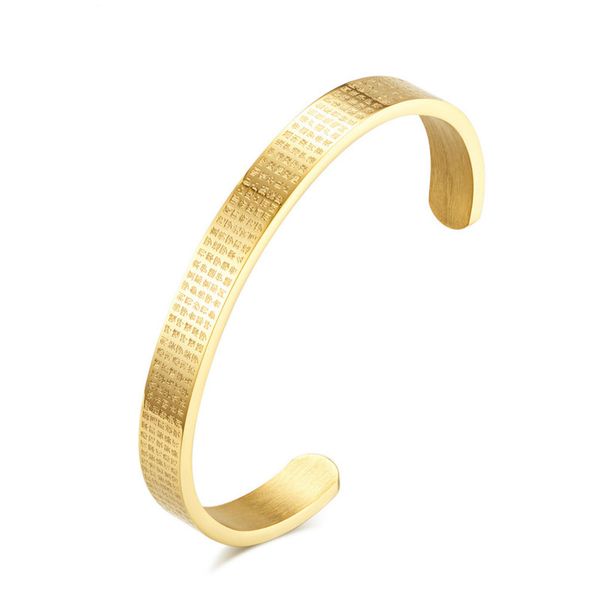 silver gold chinese wind buddhist scripture great compassion titanium steel open bracelet bangle for women men pulseira, Black
silver gold chinese wind buddhist scripture great compassion titanium steel open bracelet bangle for women men pulseira, Black