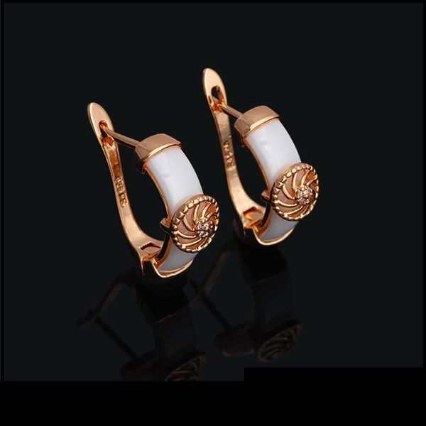 new fashion 18 k fine rose gold filled cz 925 stamp jewelry charm white nice ceramic stud earring geometric vortex design, Silver
new fashion 18 k fine rose gold filled cz 925 stamp jewelry charm white nice ceramic stud earring geometric vortex design, Silver