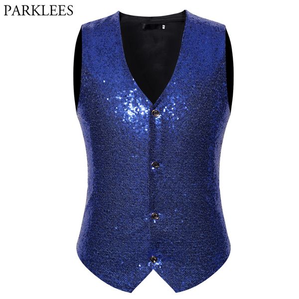 shiny royal blue sequin glitter vest men slim fit v neck vestcoat mens wedding groom gilet homme dj bar stage singers costume, Black;white
shiny royal blue sequin glitter vest men slim fit v neck vestcoat mens wedding groom gilet homme dj bar stage singers costume, Black;white