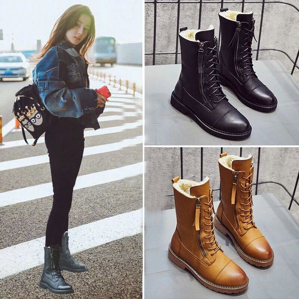 swyivy pu csaual boots women's shoes t new 2019 warm winter snow boots female booties plush platform women shoes flat with shoe, Black
swyivy pu csaual boots women's shoes t new 2019 warm winter snow boots female booties plush platform women shoes flat with shoe, Black