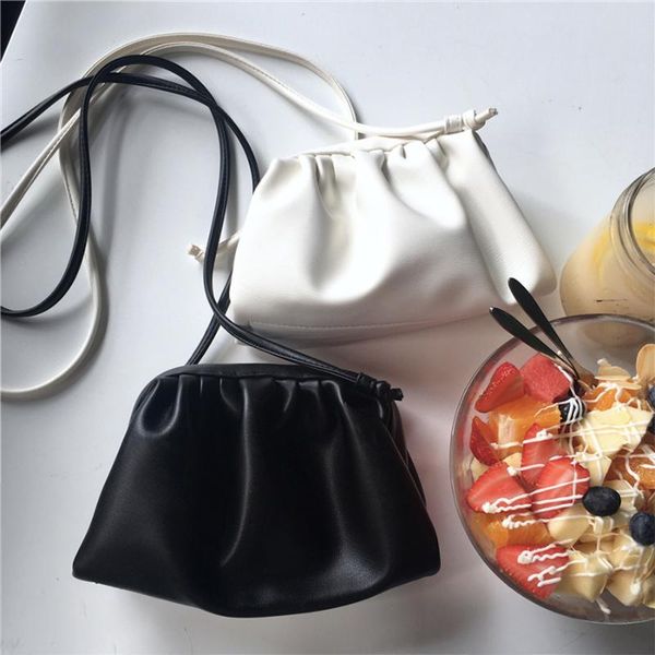 women messenger bags 2020 new female pleated korean white pu ladies shoulder crossbody bags handbag black
women messenger bags 2020 new female pleated korean white pu ladies shoulder crossbody bags handbag black