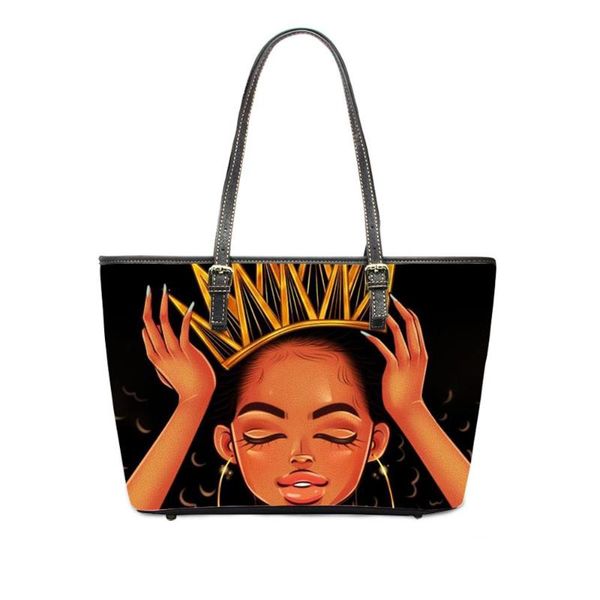 mozoeyu women shoulder bags black art african girls queen print handbag ladies handle bags females beach bag 2020
mozoeyu women shoulder bags black art african girls queen print handbag ladies handle bags females beach bag 2020