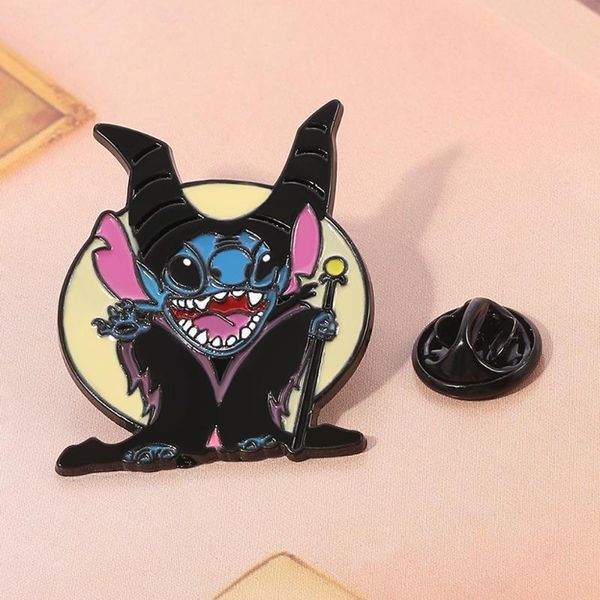 maleficent stitch enamel lapel brooch cute cartoon funny cosplay pins magic witch trendy brooches jewelry jackets backpack pins, Gray
maleficent stitch enamel lapel brooch cute cartoon funny cosplay pins magic witch trendy brooches jewelry jackets backpack pins, Gray