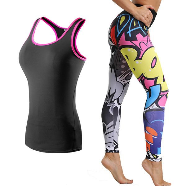 women's yoga set gym clothing leggings+sports vest running fitness training clothing for women sportswear for women fitness, White;red
women's yoga set gym clothing leggings+sports vest running fitness training clothing for women sportswear for women fitness, White;red