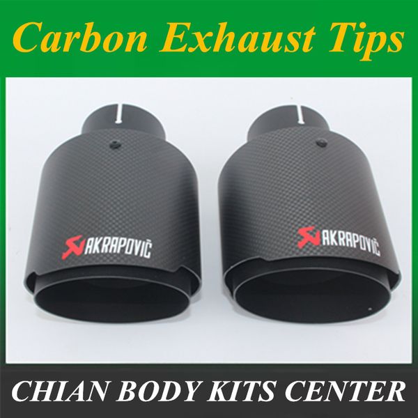 1 pair: car styling inlet 76mm to outlet 114mm akrapovic black carbon exhaust tip, escape akrapovic muffler tip
1 pair: car styling inlet 76mm to outlet 114mm akrapovic black carbon exhaust tip, escape akrapovic muffler tip