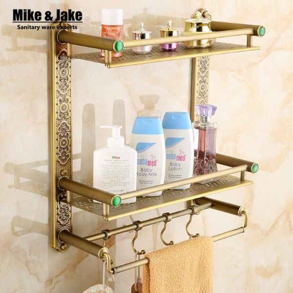 bathroom antique double brass bathroom shelf with green stone towel holder shelf with hooks basket for holder
bathroom antique double brass bathroom shelf with green stone towel holder shelf with hooks basket for holder