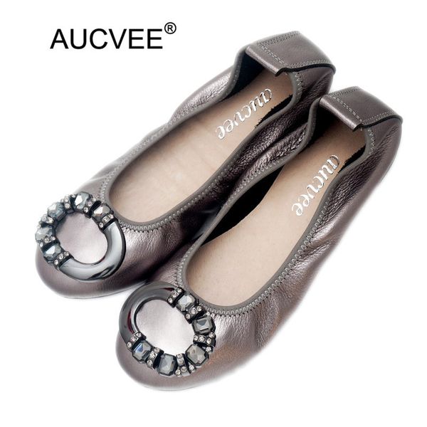 women flats genuine leather slip on ballet flats shoes for women slip-on crystal metal decoration flat shoes size 43, Black
women flats genuine leather slip on ballet flats shoes for women slip-on crystal metal decoration flat shoes size 43, Black