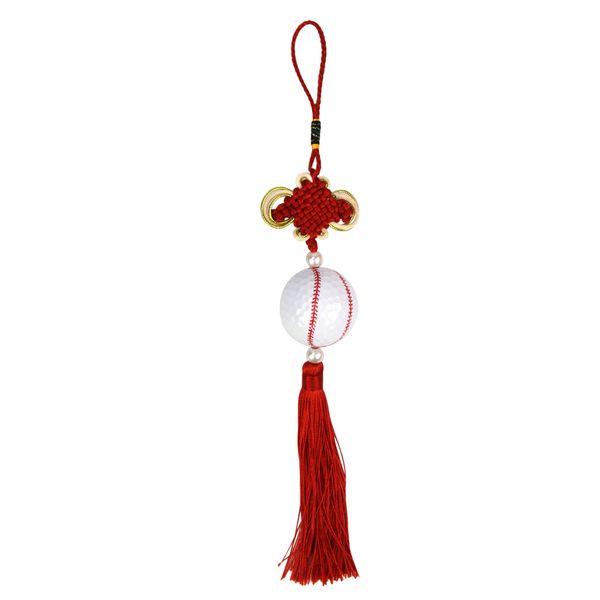 traditional handcraft knitted chinese knot with golf ball - hall, door, office, car hanging decor
traditional handcraft knitted chinese knot with golf ball - hall, door, office, car hanging decor