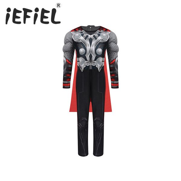 kids boys classic muscle role play costume 3d digital printed jumpsuit with detachable cape set for halloween cosplay party, Black;red
kids boys classic muscle role play costume 3d digital printed jumpsuit with detachable cape set for halloween cosplay party, Black;red