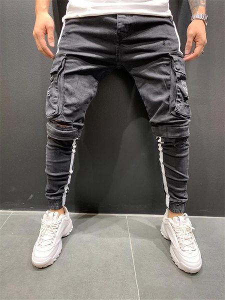letter print mens designer jeans fashion big pocket ripped mens jeans casual skinny jeans males clothing, Blue
letter print mens designer jeans fashion big pocket ripped mens jeans casual skinny jeans males clothing, Blue